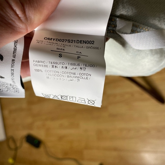 Off-White Arrows Motif Denim Shirt Size Small, great condition - Picture 5 of 6